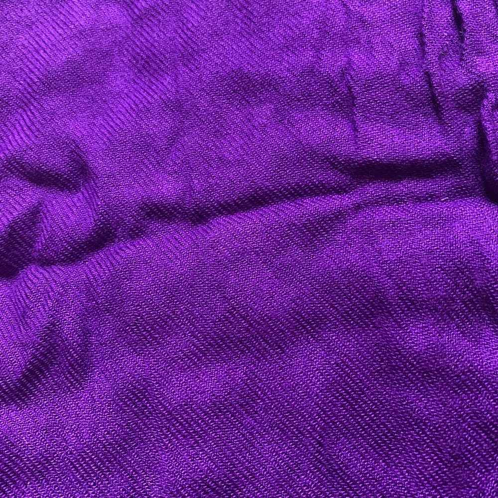 Purple infinity scarf